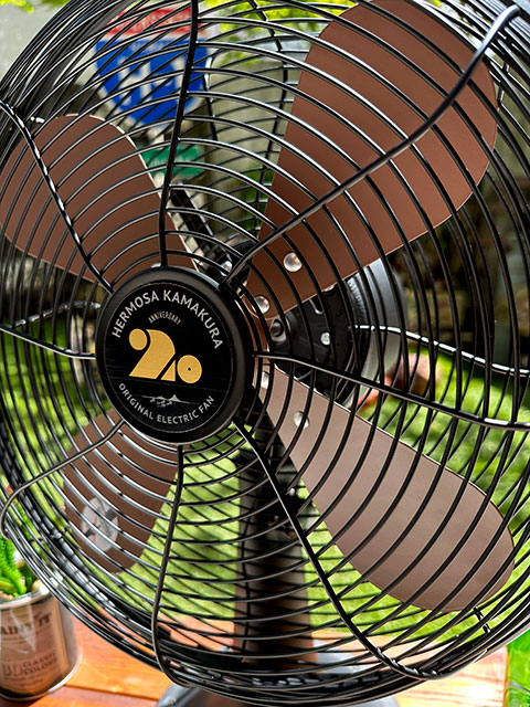 扇風機 ハモサ レトロファン テーブル （ブラック） HERMOSA RETORO