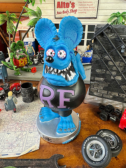 RAT FINK（ラットフィンク） ファンコ ボビングヘッド （ブルー