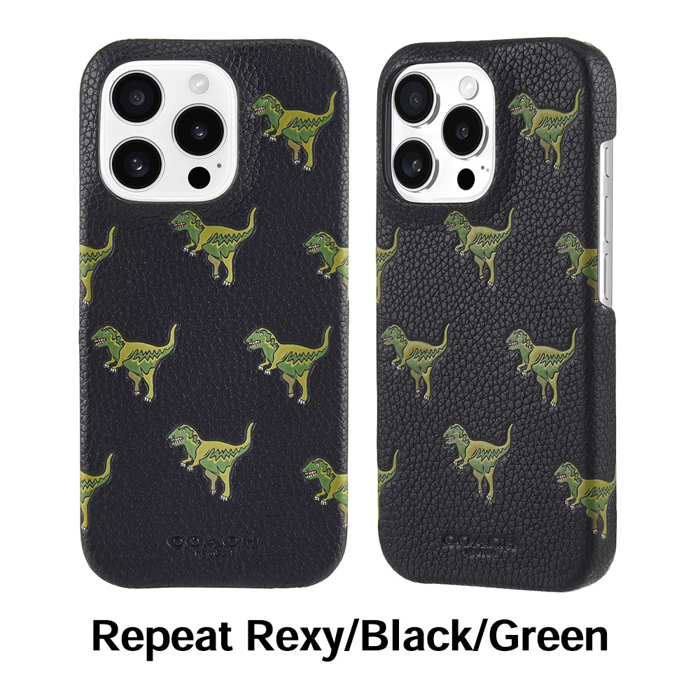 コーチ iPhone16 16pro スマホケース ブランド 恐竜 カバー かわいい