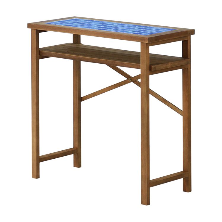 カウンターテーブル 幅90 おしゃれ タイル貼り 北欧 西海岸