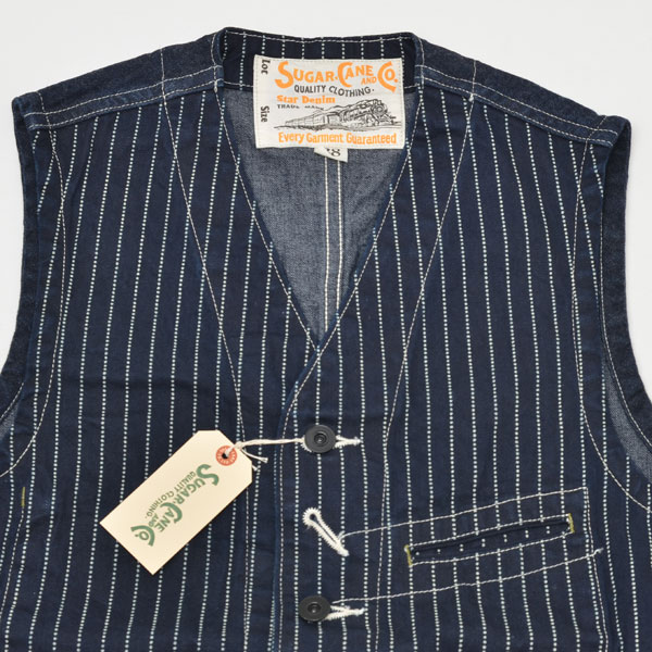 SUGAR CANE SUGARCANE シュガーケーン SC12654-421 9oz.WABASH STRIPE