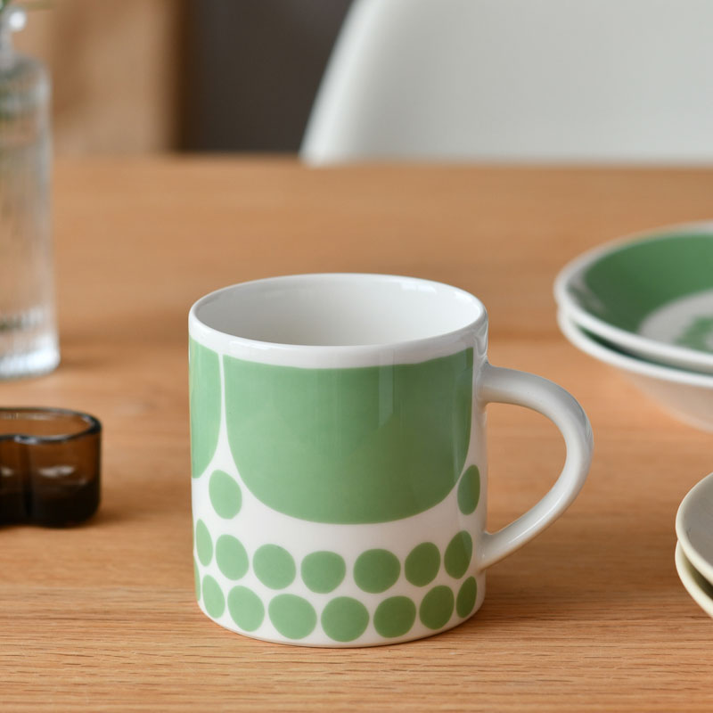 ARABIA（アラビア） マグカップ 350ml スンヌンタイ ライトグリーン