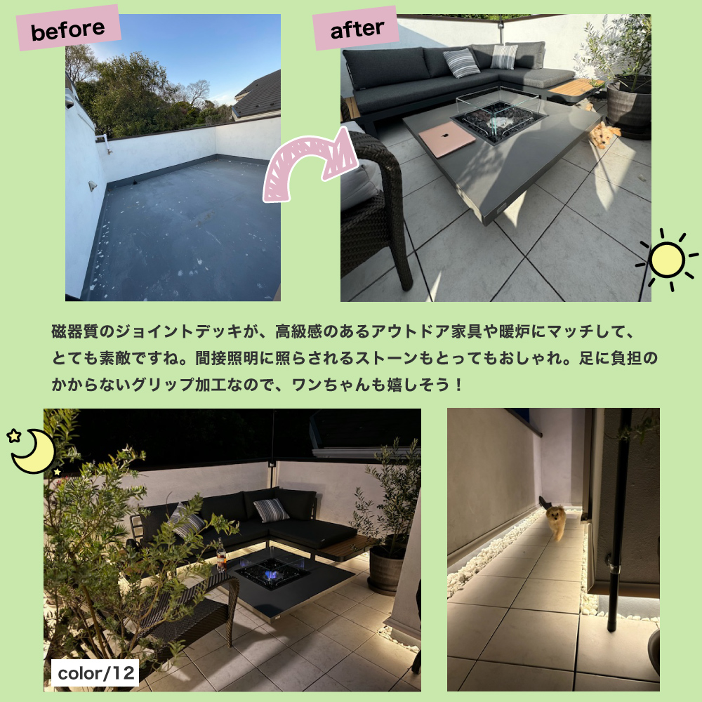 CeraCore（セラコア） 爆買 タイルデッキ タイルパネル デッキタイル