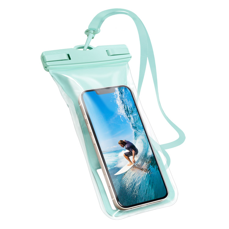 ZENIX DESIGN TECH 水に浮く スマホ 防水ケース ストラップ付き IPX8