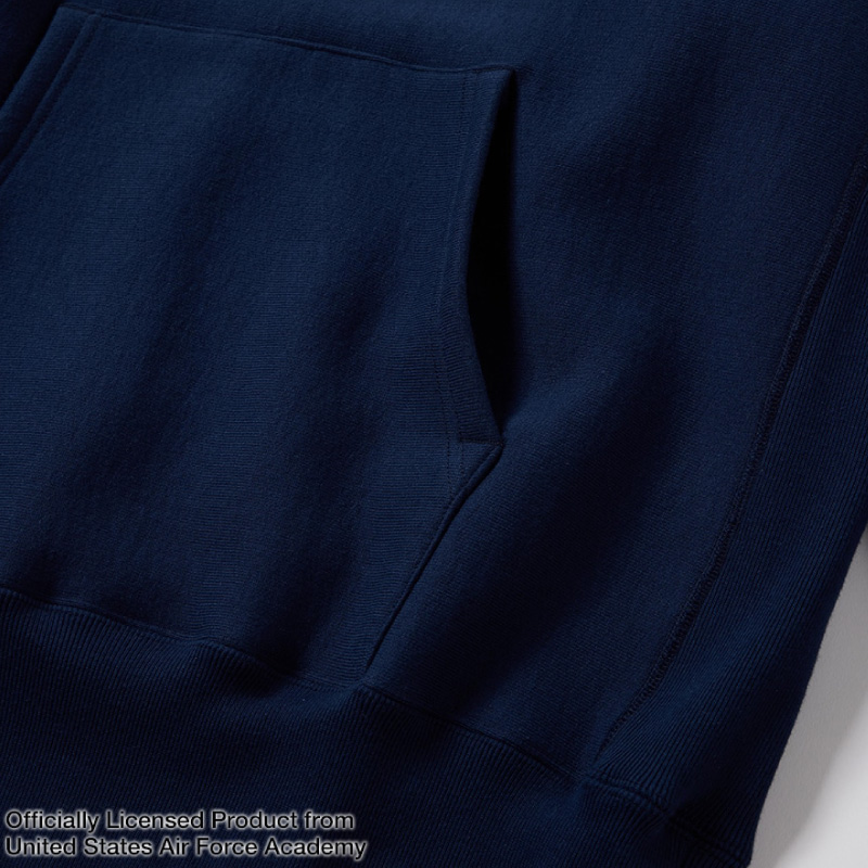 Champion（チャンピオン） 復刻 USAFAプリント ハーフジップ パーカー