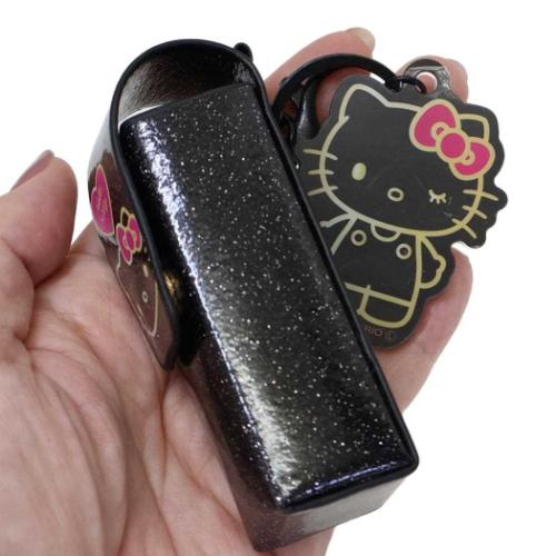 ハローキティ リップケースチャーム ミニポーチ ギャル ブラック