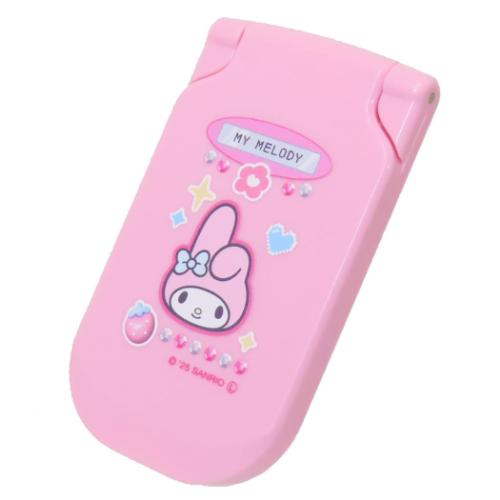 マイメロディ ガラケー型コンパクトミラー サンリオ 手鏡 キャラクター