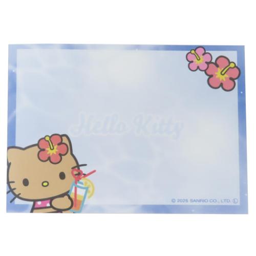 ハローキティ キャラクター メモ帳 ミニミニメモ 日焼けデザイン SEA