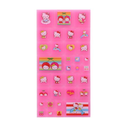 ハローキティ グッズ シールシート キャラクター タイルシール Y2K