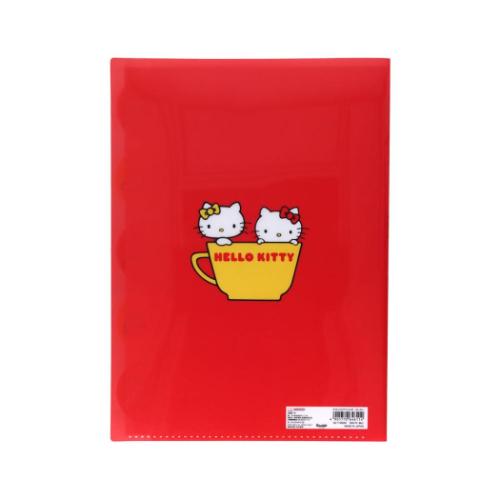 ダイカットクリアファイル5P 5ポケット A4 ポケットファイル ハロー