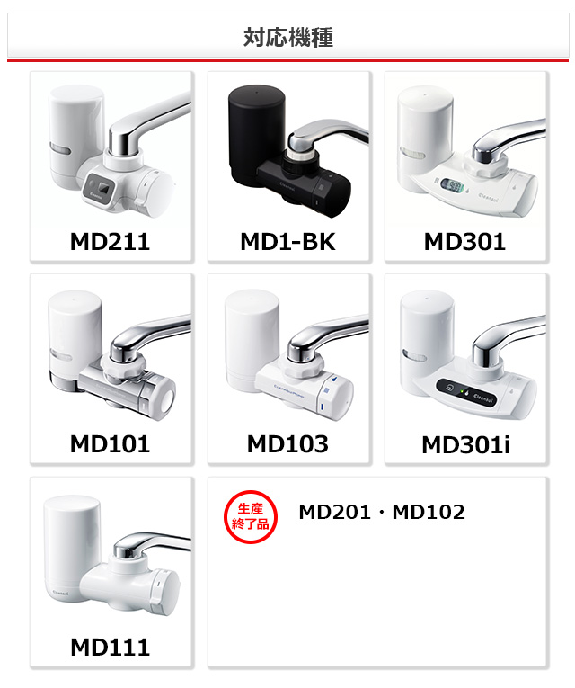 クリンスイ TVCM公開中 蛇口直結型 浄水器 カートリッジ MDC01S 1個