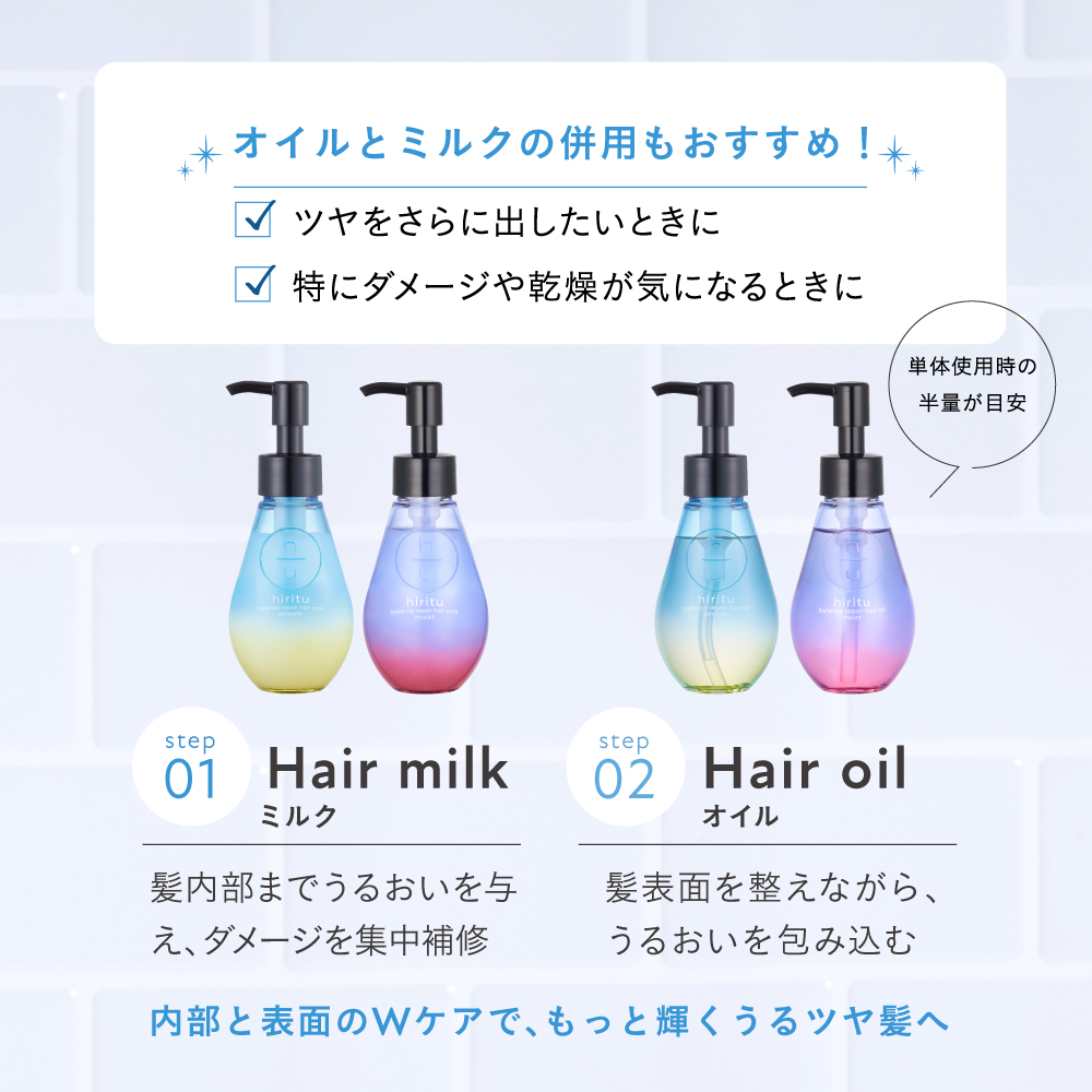 hiritu（ヒリツ） スムース・モイストシリーズセット シャンプー