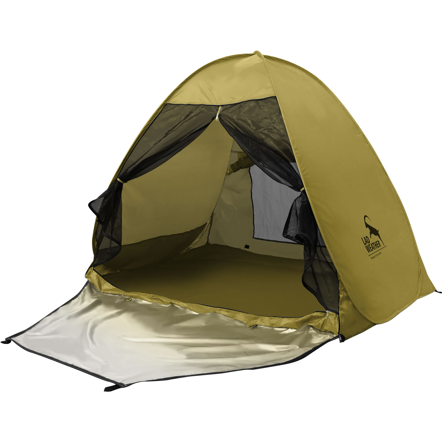 LAD WEATHER（ラドウェザー） テント ワンタッチ ポップアップテント