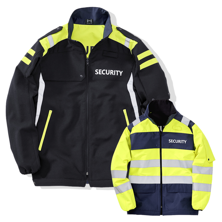 警備服 ジャケット リバーシブル ネオセキュリティ ストレッチ 高耐光