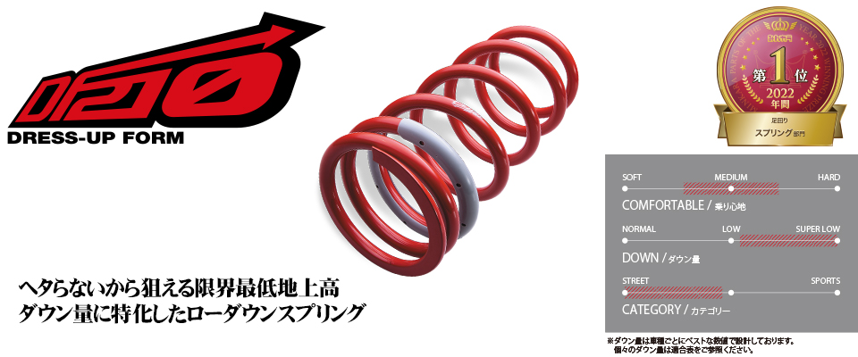 TANABE（タナベ） AAHH40WDK SUSTEC DF210 スプリング アルファード