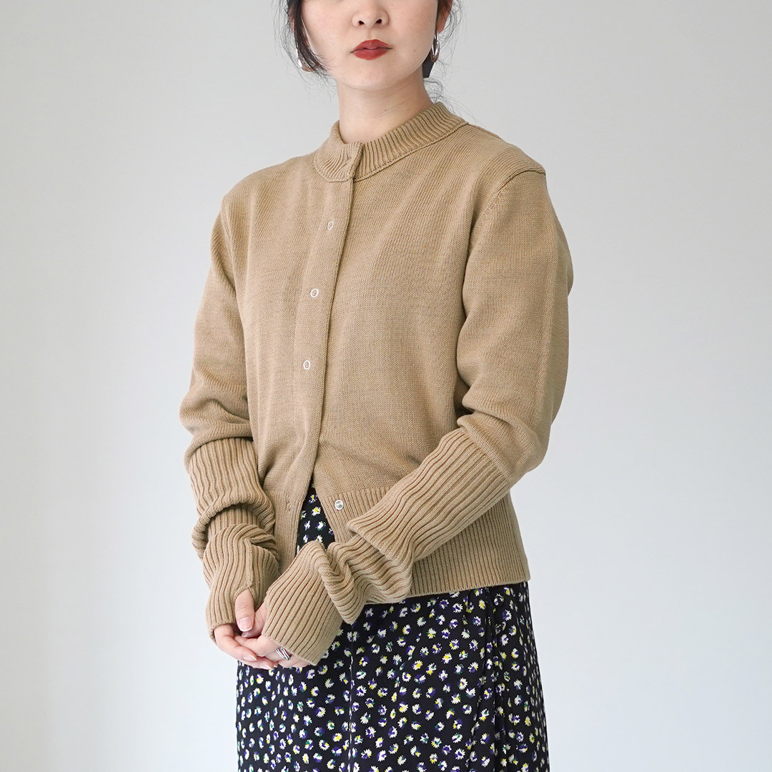 Shinzone（シンゾーン） コットン ロングリブ カーディガン 25SMSNI01