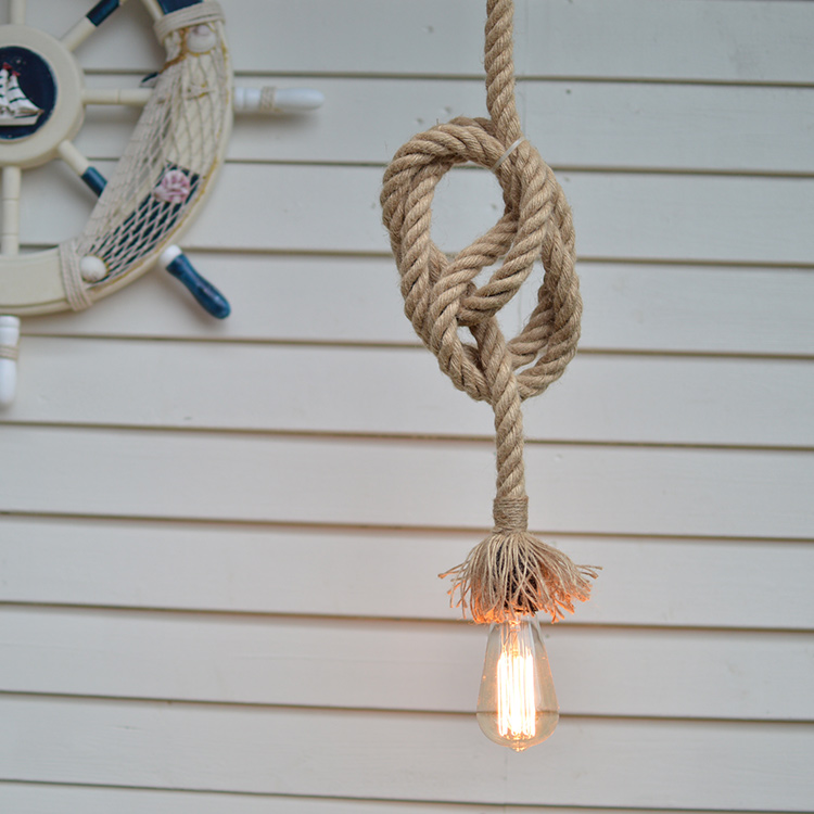 滑車 ロープ ペンダントライト 天井照明 吊り下げ 引掛シーリング 吊り