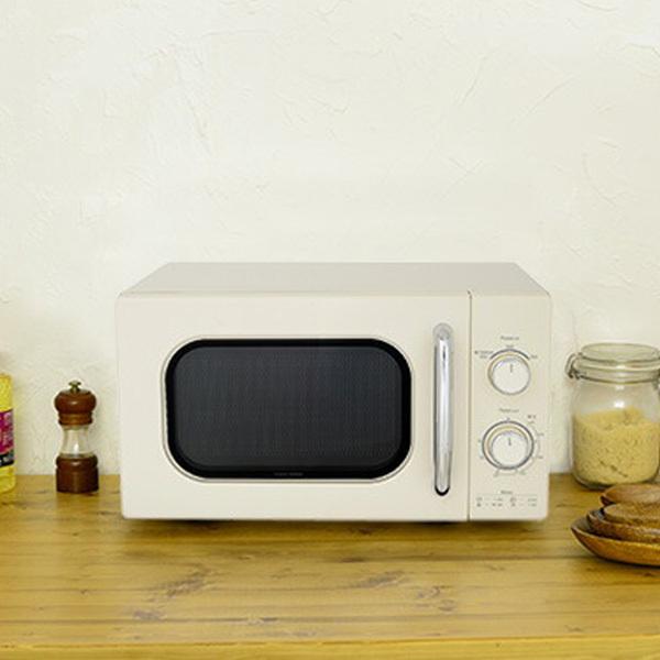 ユアサプライムス 電子レンジ レトロ ガラス ターンテーブルタイプ