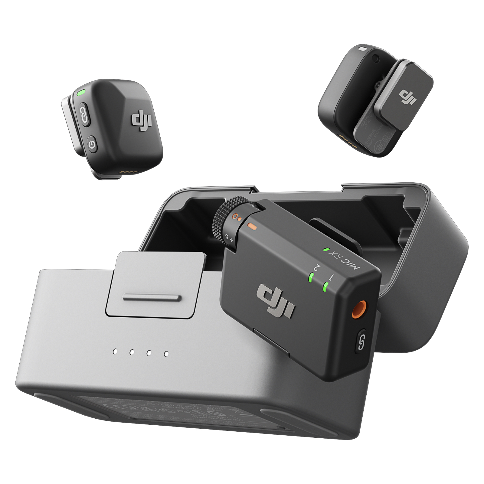 DJI ピンマイク ワイヤレス iphone 風防 Mic Mini（2 TX + 1 RX + 充電