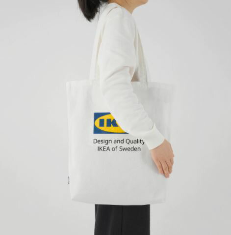 イケア（IKEA） EFTERTRADA エフテルトレーダ バッグ ホワイト 内