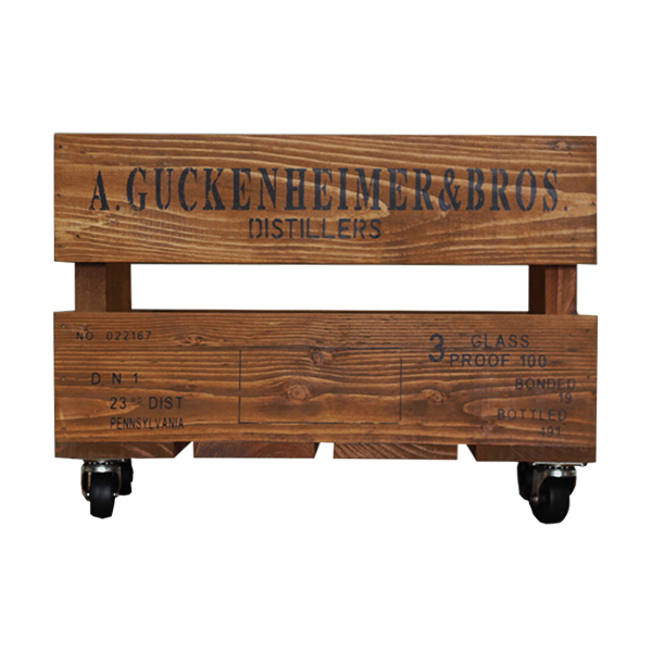 ペットボトル収納 木箱 収納 キャスター付き ボックス おしゃれ