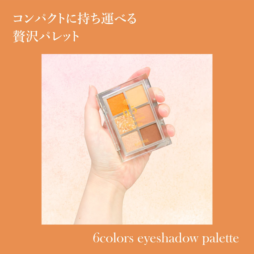 PICOMONTE（ピコモンテ） 6色アイシャドウパレット 6種類 アイシャドウ