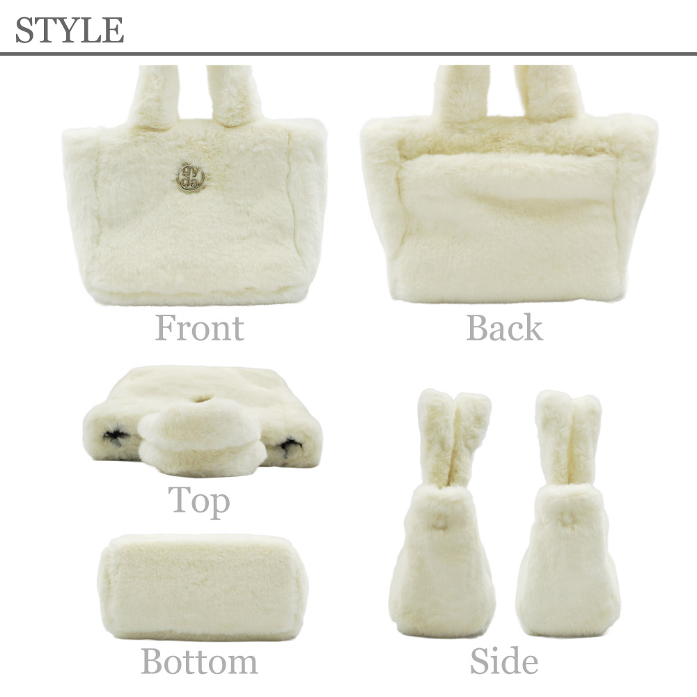 GYDA（ジェイダ） トートバッグ レディース ファーバッグ ショルダー