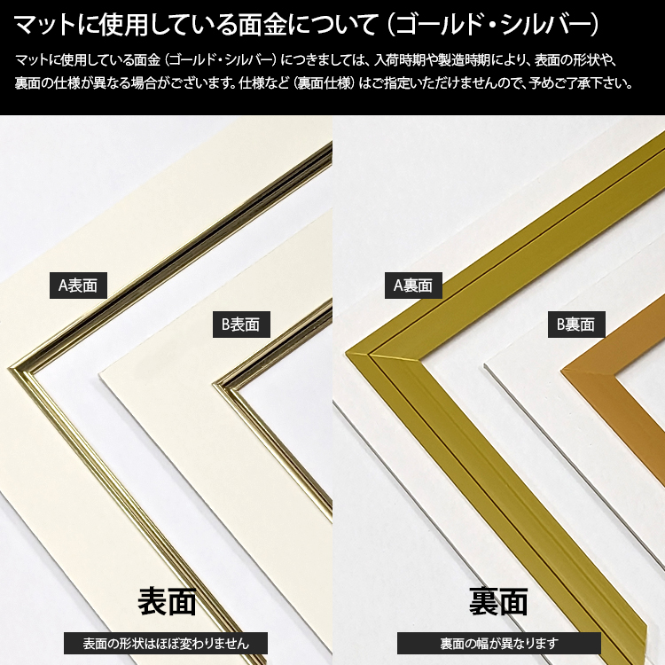 額縁専門店ないとう 書道額 713 書道半切1/3（450×350mm） UVカット