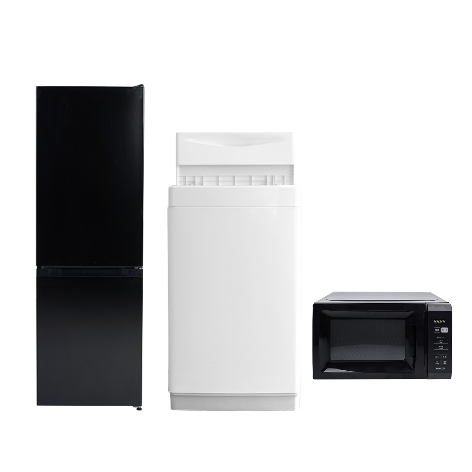 山善（YAMAZEN） 家電セット 一人暮らし 3点セット 冷蔵庫 157L 洗濯機