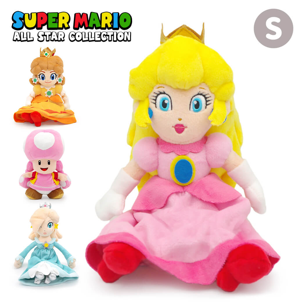 スーパーマリオ ぬいぐるみ ALL STAR COLLECTION S ピーチ デイジー