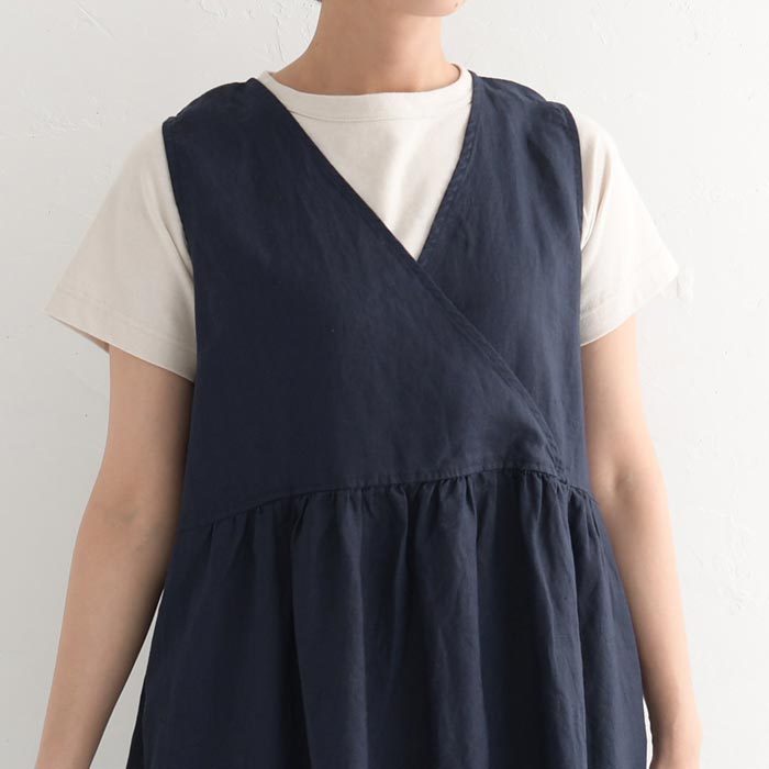 08Mab（ゼロハチマブ） 08Mab 14番手リネン 2WAY カシュクール