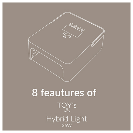 TOY's × INITY ハイブリッドライト ネイルライト コードレス LEDライト