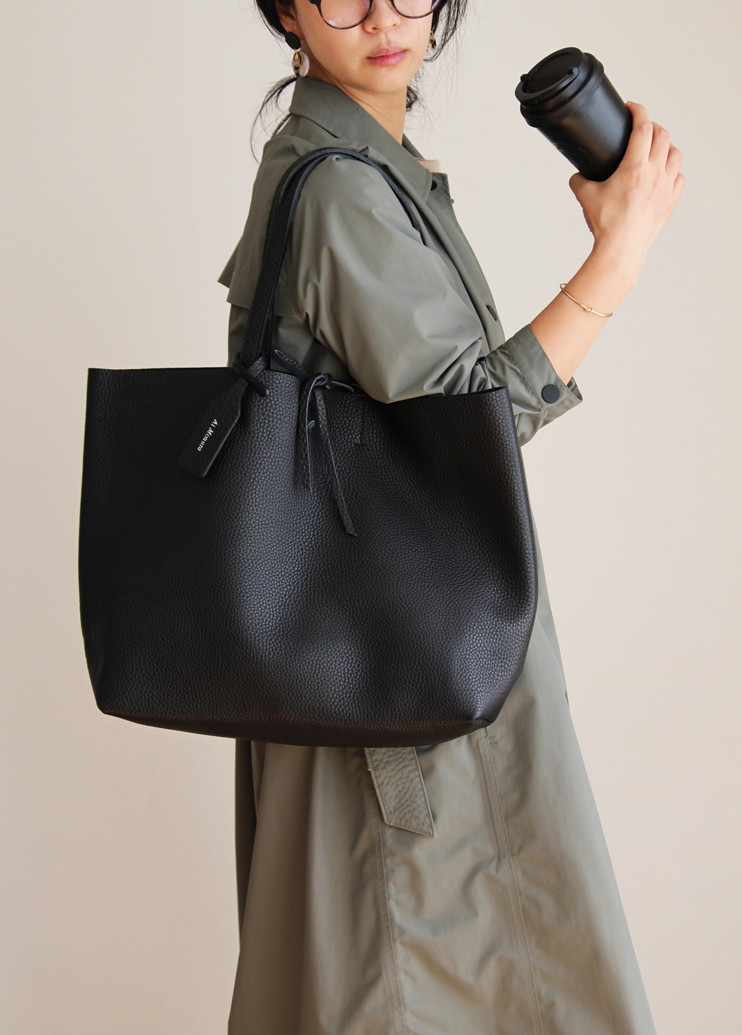 ドラマ使用バッグ やわらかレザーバッグ横型XL【bizen(ビゼン)公式