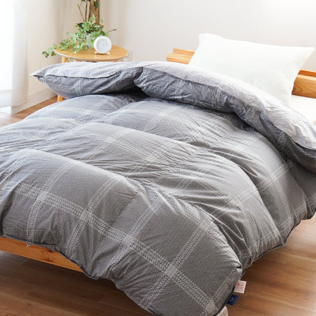 羽毛布団 シングル カナダ産 グースダウン93％ 増量1.2kg 日本製 特殊2