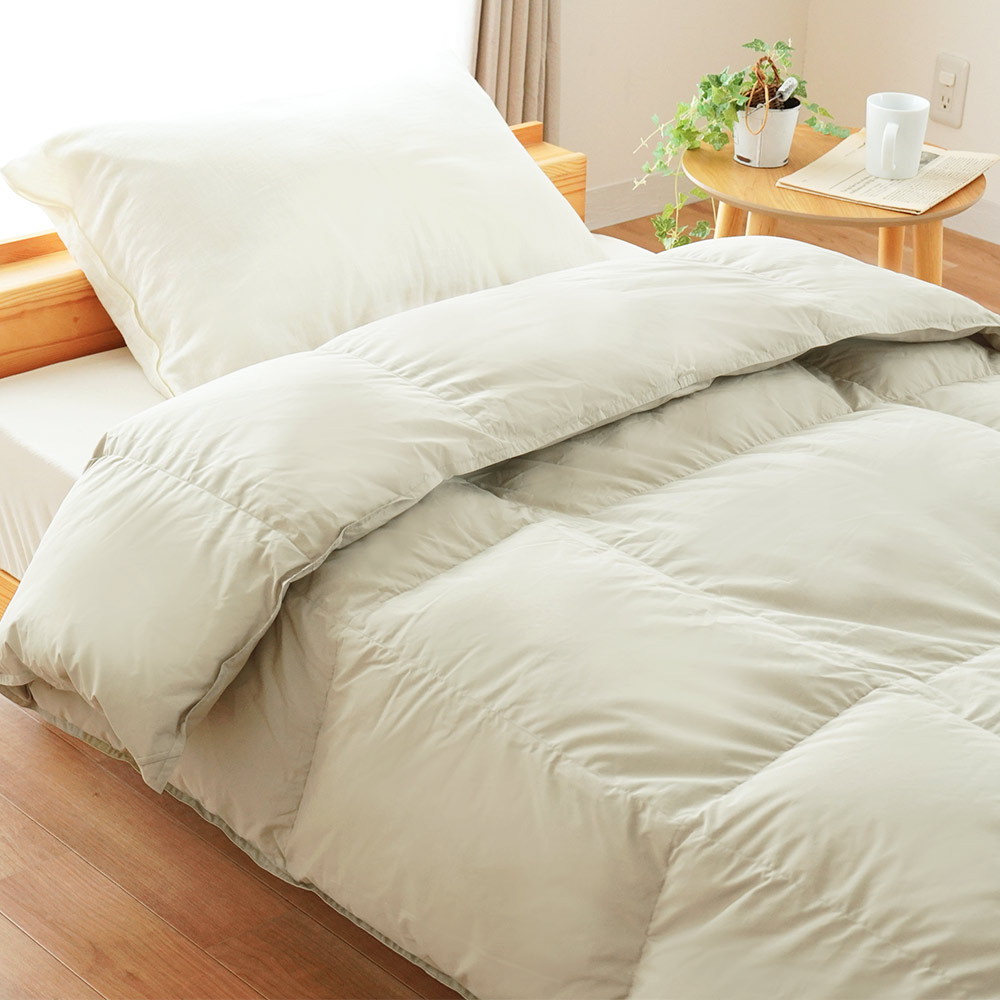 西川（nishikawa） 羽毛入りハイブリッド掛け布団 シングル ダウン50