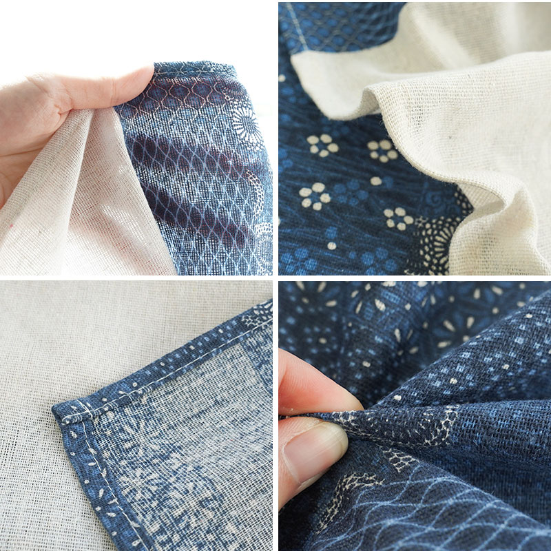 のれん 暖簾 古布パッチワーク風 和風古布 85×150cm ゆうメール便