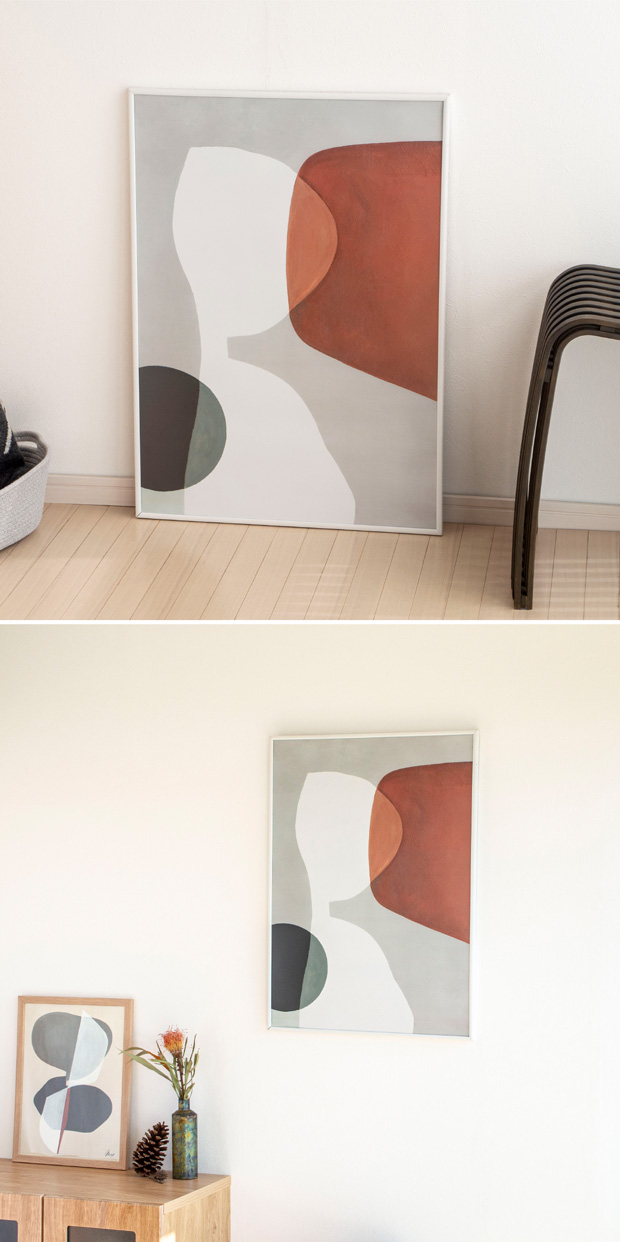 2/27-3/1はP10倍／ ポスター 北欧 50×70 cm Balance01 デンマーク