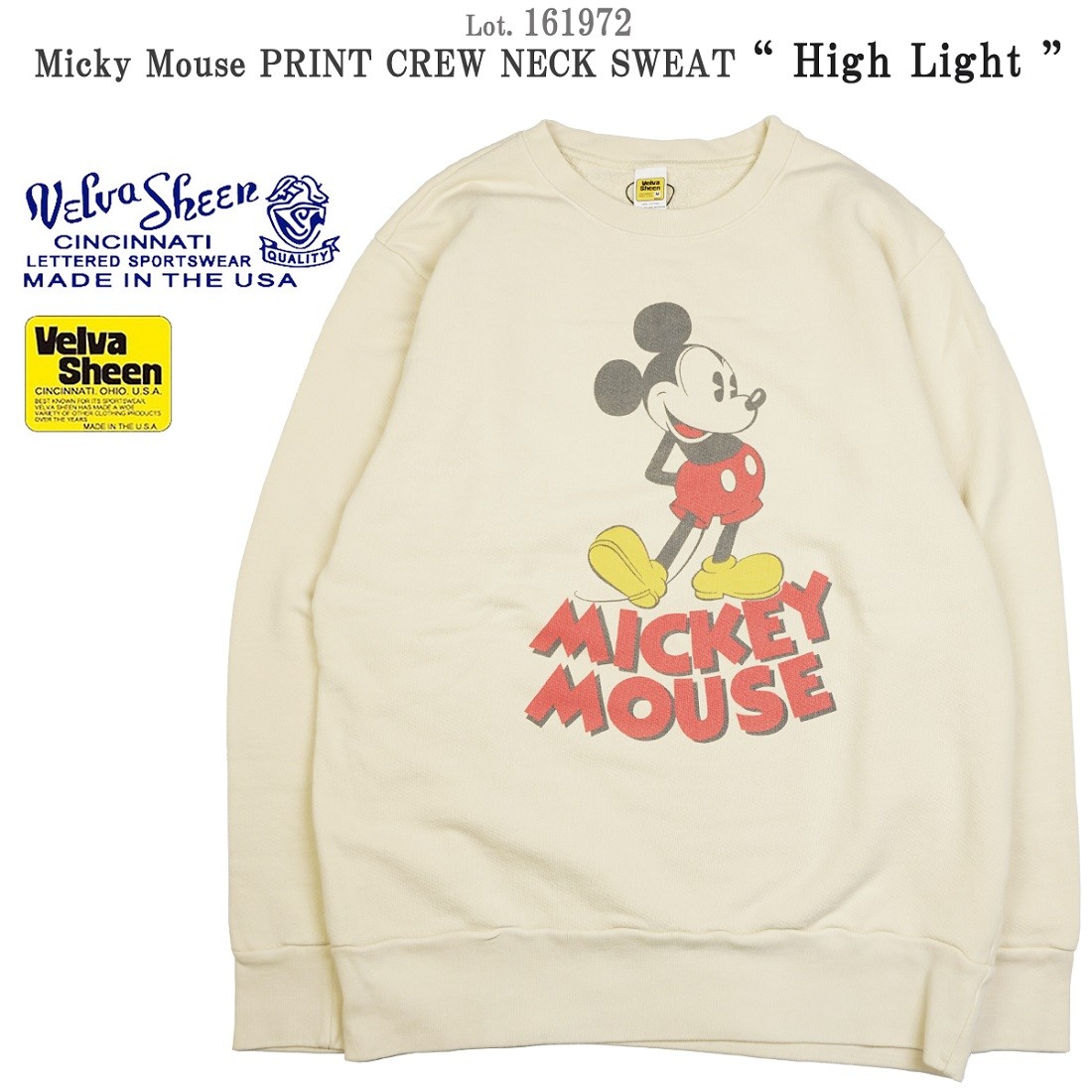 Velva Sheen（ベルバシーン） 161972 日本限定 Micky Mouse “High