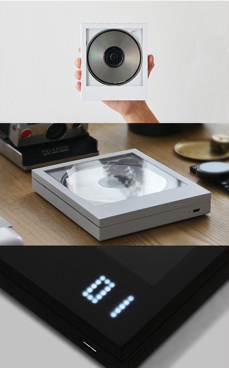 壁掛けアクセサリーおまけセット CDプレーヤー CP1 ポータブルCD