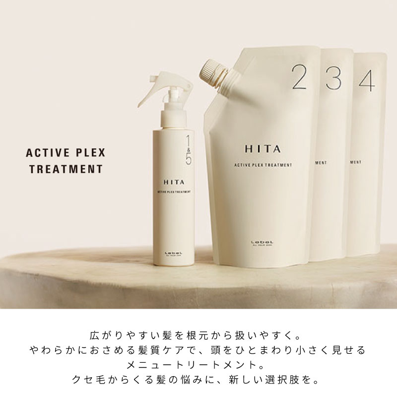 HITA ルベル ヒタ シャンプー+トリートメント 各60ml シャンプー お