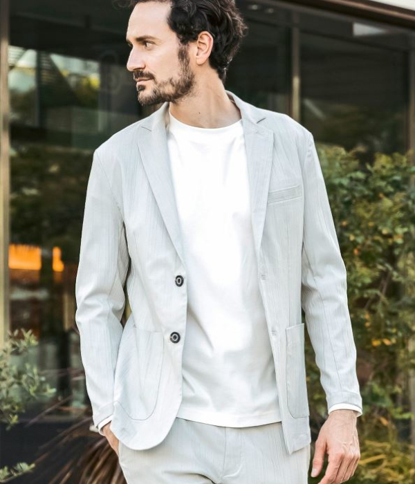 1PIU1UGUALE3 RELAX セットアップ メンズ スーツ ストライプ 上下