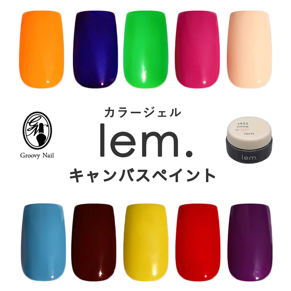 lem. レム カラージェル キャンバスペイント シリーズ 全10色 3g ms223