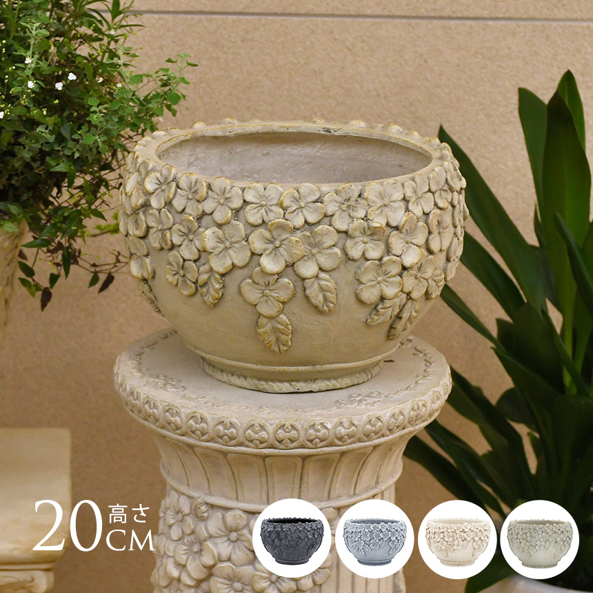 プランター アンティーク 中世ヨーロッパ調 デコラティブ モチーフ