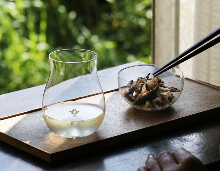 うすはり 松徳硝子 大吟醸（単品） 冷酒グラス ぐい呑み : がらんどう