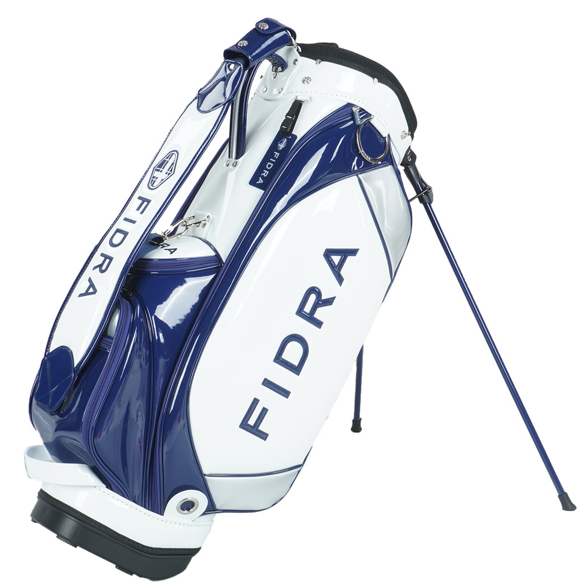 限定＊TOURAD キャディバッグ ホワイト/ブルー＊フード有り 限定