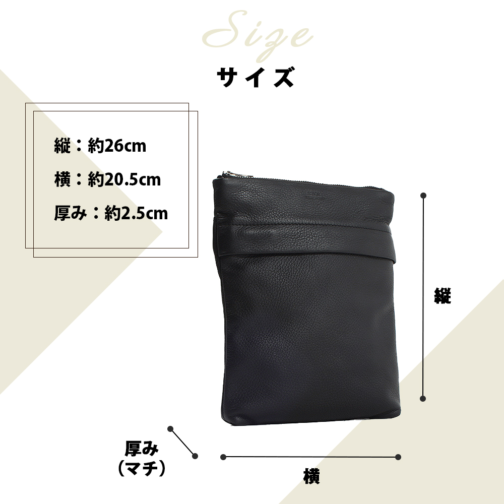 SEEKER（シーカー） ショルダーバッグ メンズ 小さい 本革 ショルダー