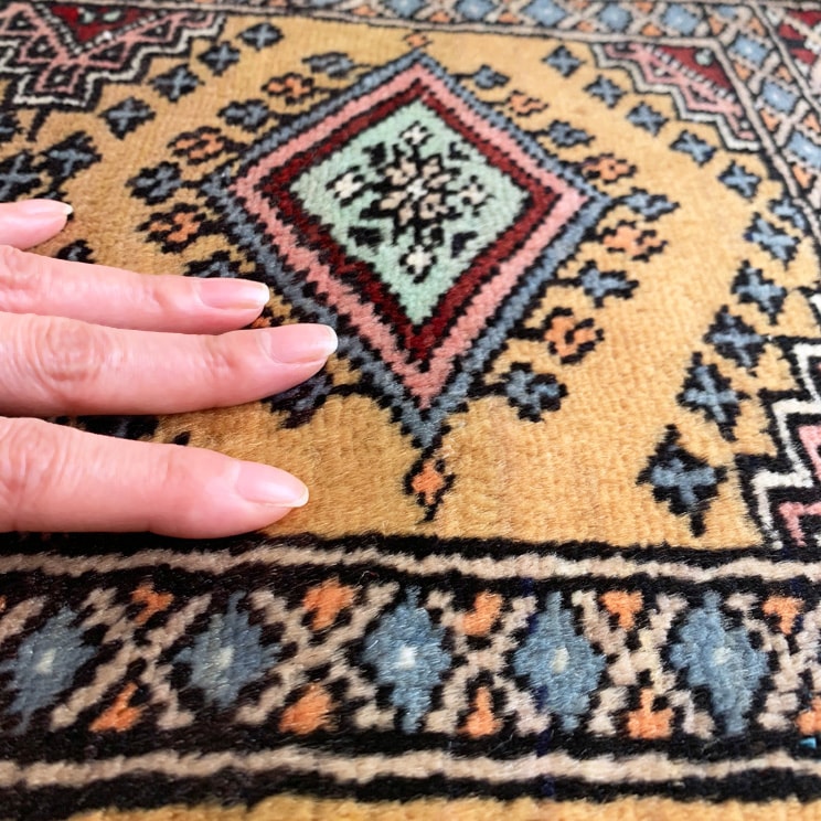 ヴィンテージ トライバル ラグ 87cm×30cm ブラウン : giftgiftgift