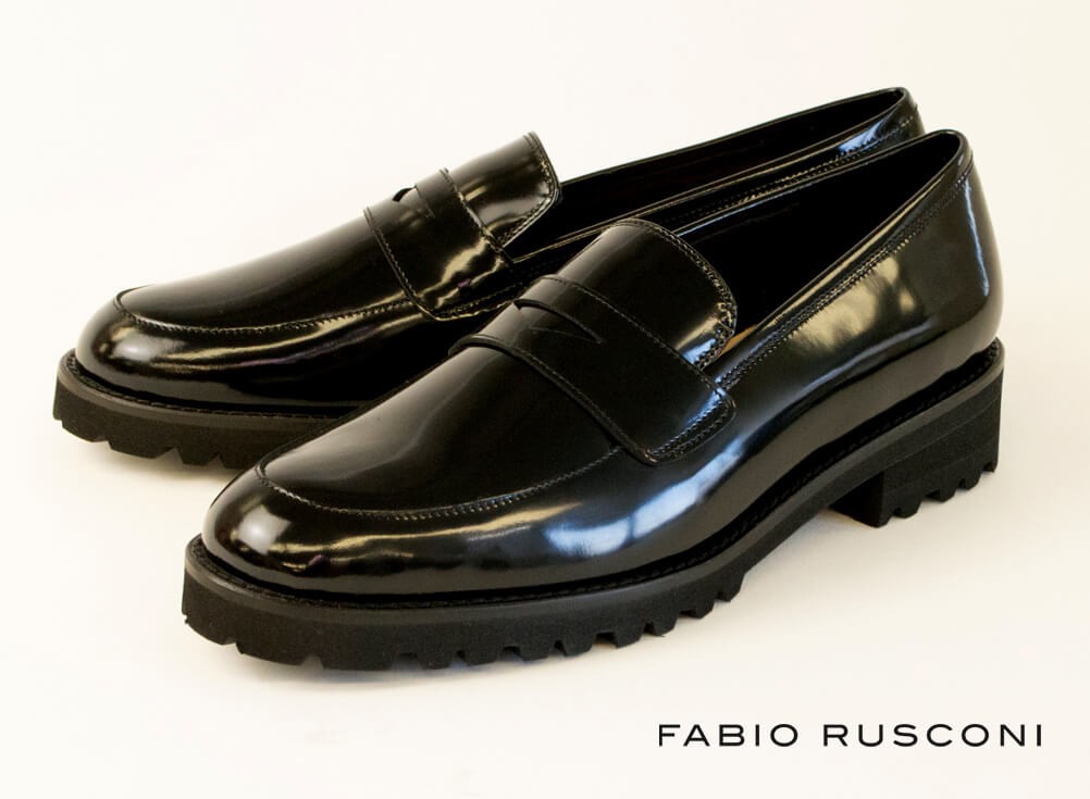 FABIO RUSCONI ファビオルスコーニ レザー ローファー F4965 子牛革