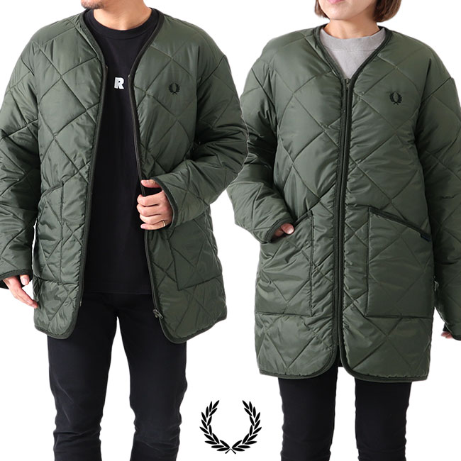 Fred Perry フレッドペリー ミックスパネル モッズパーカー F6325