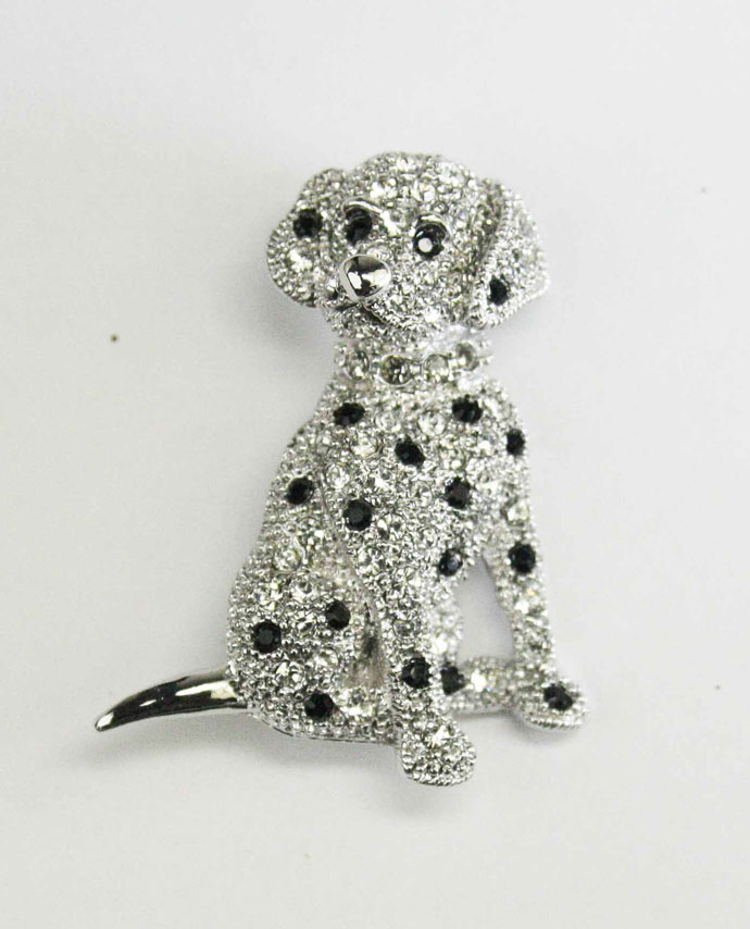 SWAROVSKI（スワロフスキー） ブローチ 犬 いぬ わんちゃん